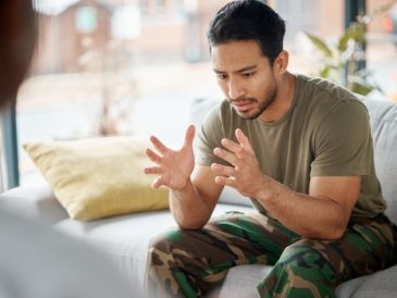 Rather than seeking help, men are more likely to externalize emotions, which leads to aggressive, impulsive, coercive and/or noncompliant behavior, according to a study by the American Psychological Association. (Adobe Stock)