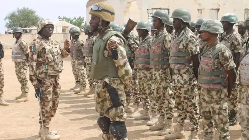 nigerian army at beune