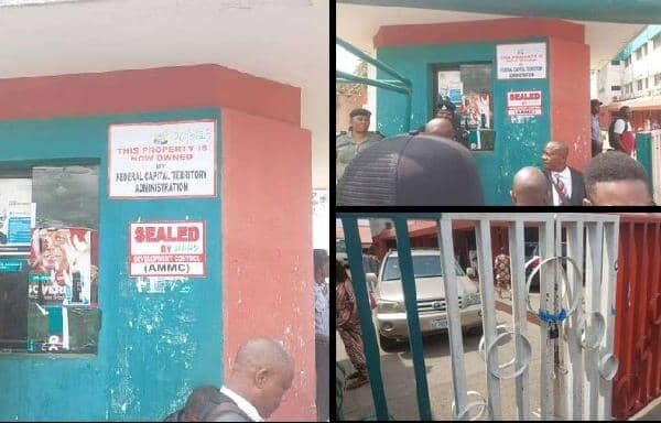 PDP headquarters sealed