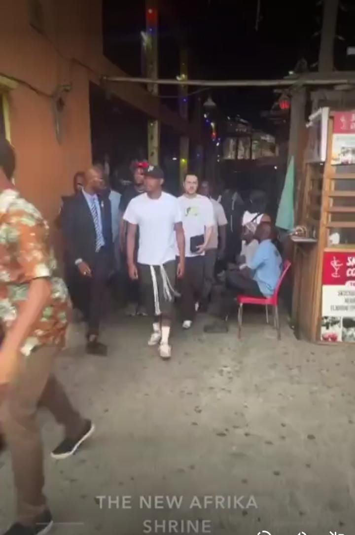 David Alaba visiting Lagos